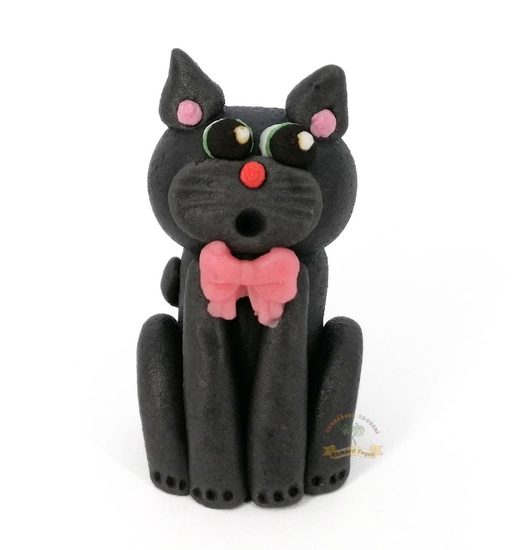 Figurka 3D 60g kočička černá