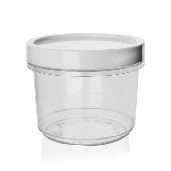 Dóza plast WHITE 0,56 l