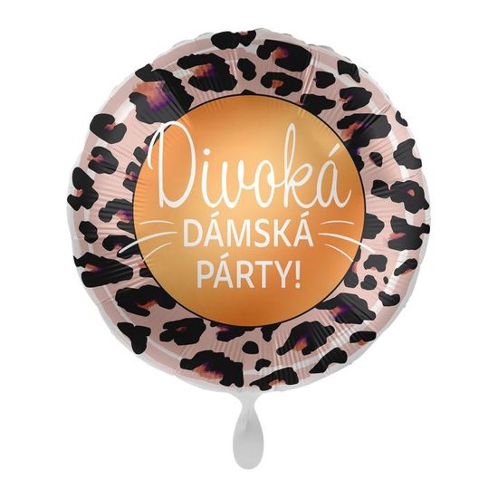 Balón foliový Divoká dámská jízda - Rozlučka se svobodou - kulatý - 43 cm