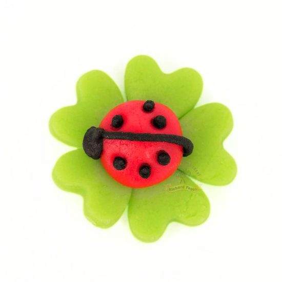 Jedlá figurka 1 - Beruška na čtyřlístku