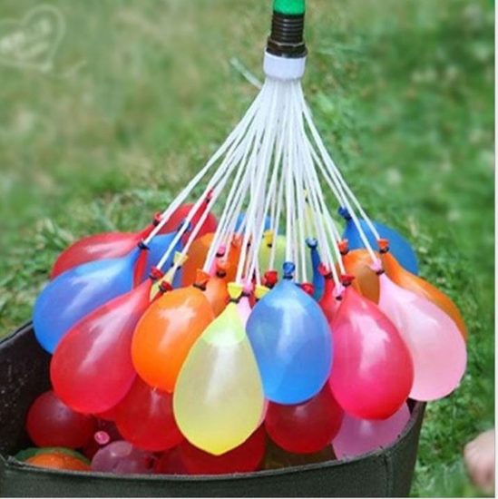 Vodní bomby - vodní balónky - 3 svazky - 111 balónků