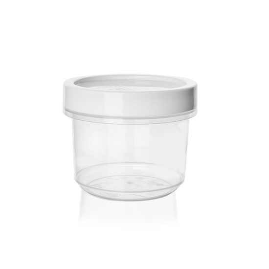 Dóza plast WHITE 0,3 l