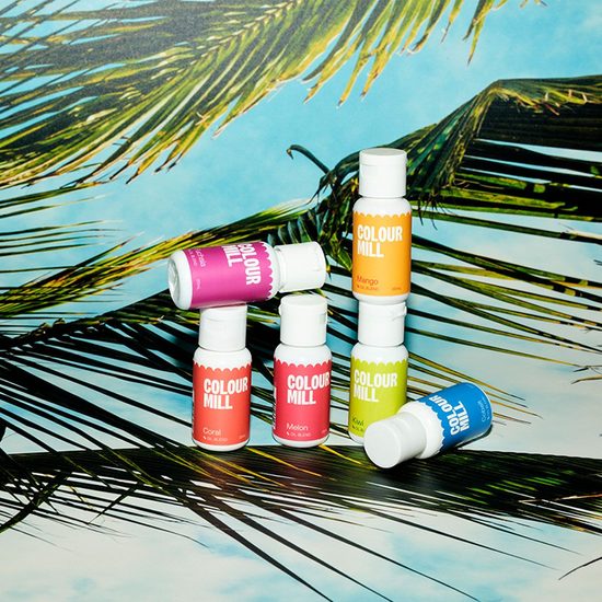 Sada barev na čokoládu - Mill Oil Blend Tropical 6 ks