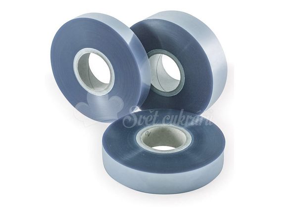 Dortová páska čirá fólie š. 10 cm - délka 5 m