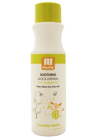 Nootie zklidňující šampón pro psy aloe & ovesné vločky s vůní okurky a melounu 472 ml