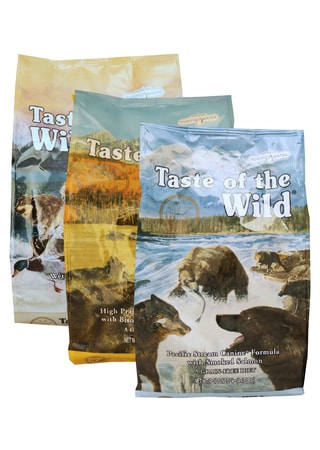 Taste of the Wild High Prairie + Pacific Stream + Wetlands 3 x 2 kg