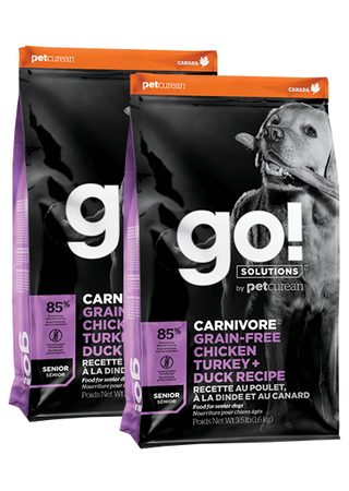 GO! Carnivore GrainFree Senior Dog Food 2 x 10 kg