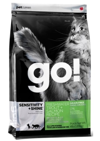 GO! Sensitive Shine Cat Trout + Salmon 1,81 kg