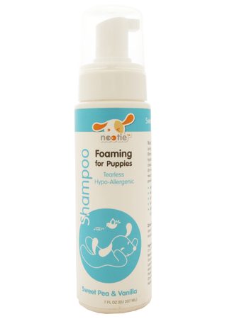 Nootie Waterless Foaming šampón pro štěňata s vůní hrachoru a vanilky 207 ml