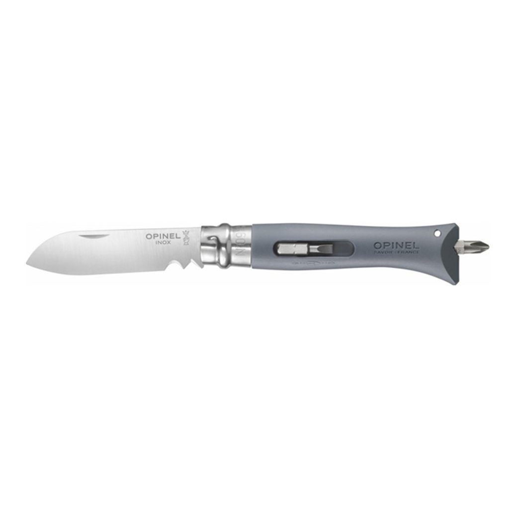 Gentleman Store - Multifunkčný zatvárací nôž Opinel VRI N°09 DIY (šedý) -  Opinel - Nože - Na cesty, Doplnky