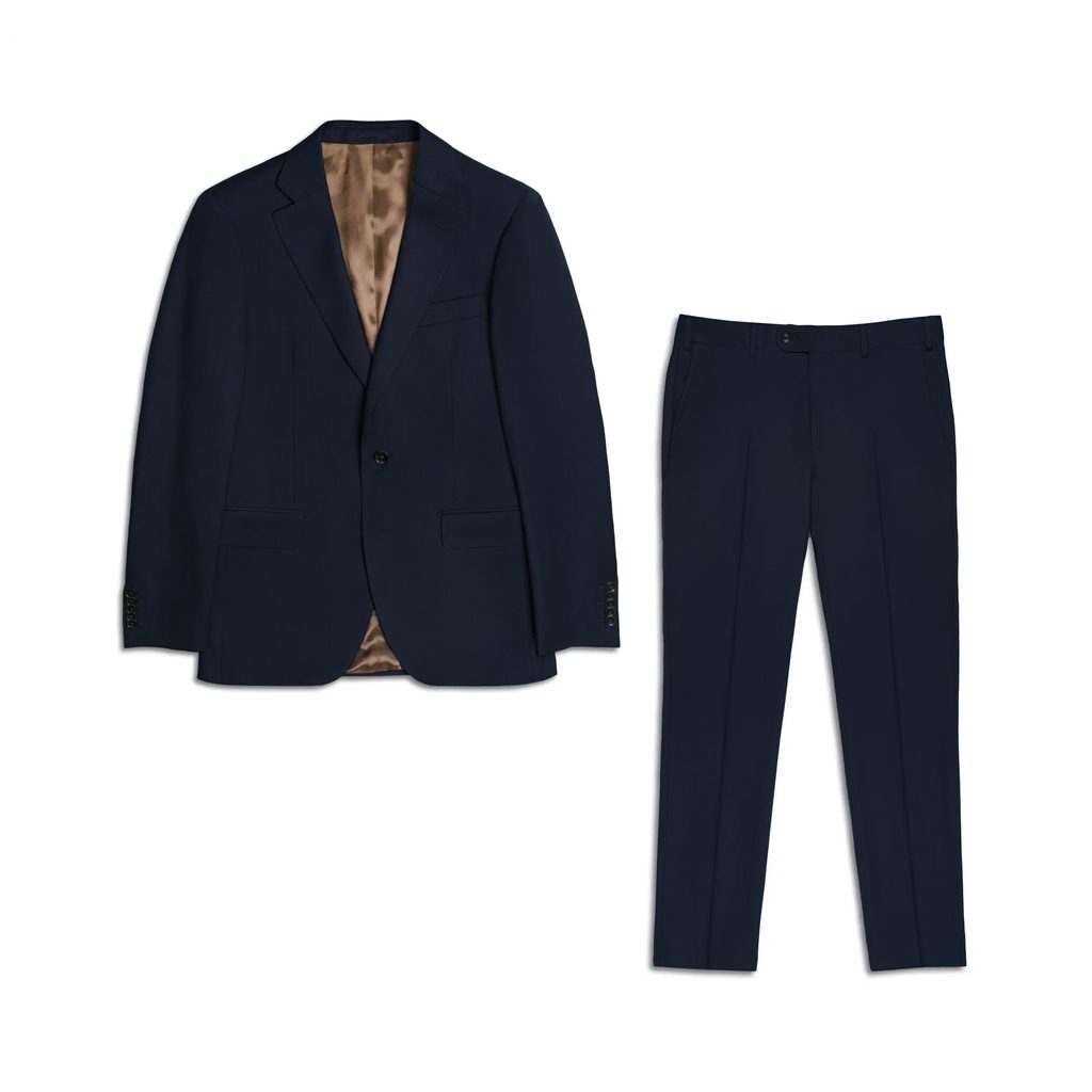 Gentleman Store - Vlnený oblek John & Paul - tmavo modrý - John & Paul -  Obleky, saká a vesty - Oblečenie