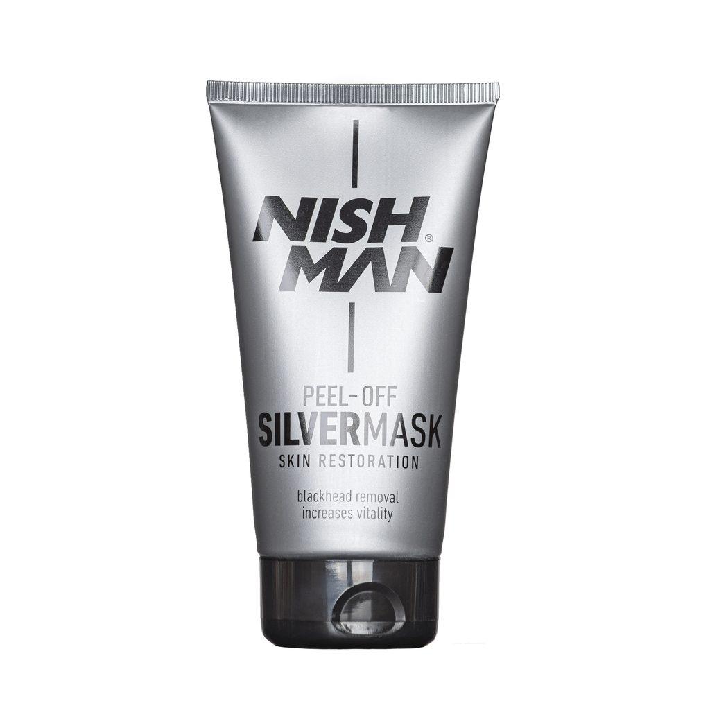 Gentleman Store - Čierna maska na tvár Nish Man Peel-Off Blackmask (150 ml)  - Nish Man - Pre barbershopy - Príslušenstvo, Holenie