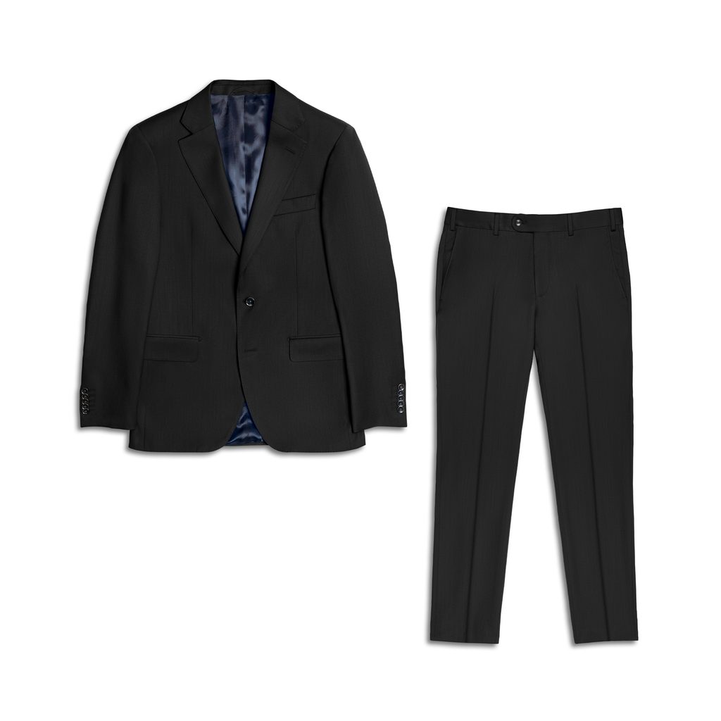 Gentleman Store - Vlnený oblek John & Paul - čierny - John & Paul - Obleky,  saká a vesty - Oblečenie