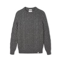 Peregrine Hudson Aran Jumper — Steel