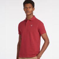 Barbour Sports Polo Shirt — Ruby