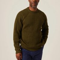 Peregrine Ford Crew Jumper — Olive