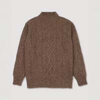 Brooksfield High Collar Sweater In Wool Blend