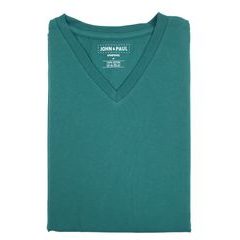 Poriadne tričko John & Paul - zelené (V-neck)