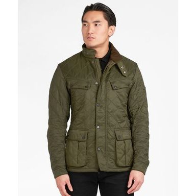 Barbour Powell Quilted Jacket — Olive