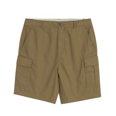 KnowledgeCotton Apparel FIG Cargo Poplin Shorts — Burned Olive