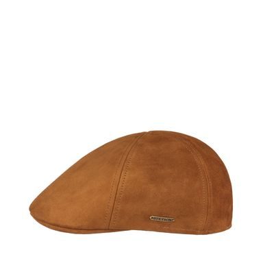 Stetson Texas Goat Suede Cap — Brown