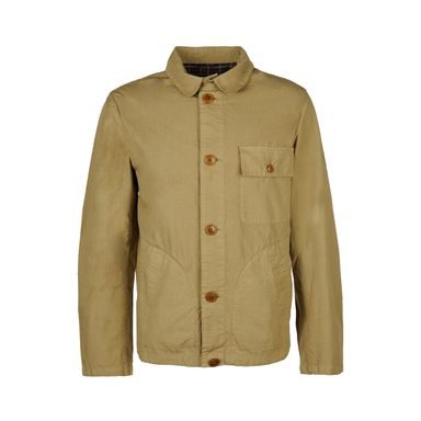 Odolná bavlnená bunda Barbour International McQueen Terrance Chore - Olive