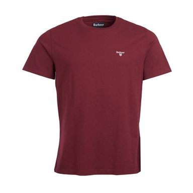 Barbour Essential Sports T-Shirt — Deep Red