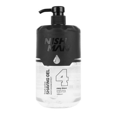 Priehľadný gél na holenie Nish Man - Easy Shave (1000 ml)