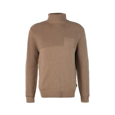 Barbour Steetley Roll-Neck Jumper — Military Brown