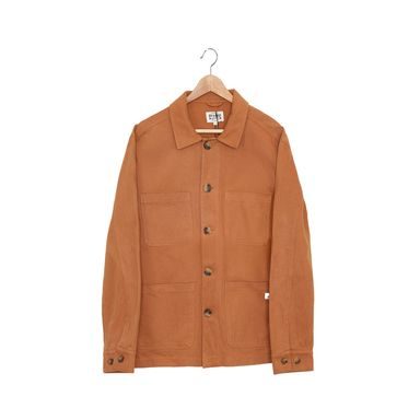 Worker Jacket with Pockets — Rust