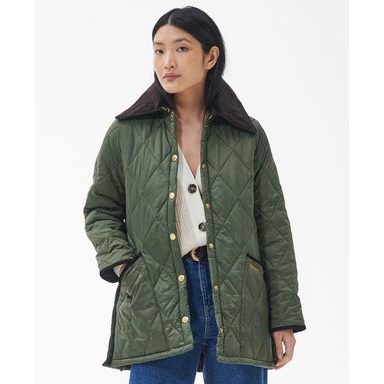 Barbour Germaine Quilted Jacket — Light Fawn