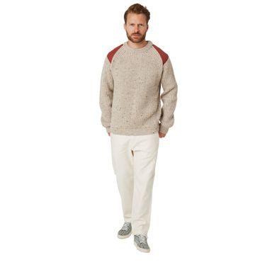 Peregrine Felix Quarter Zip Jumper — Amber