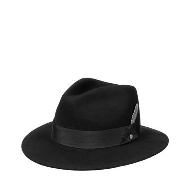 Zimný klobúk Stetson Traveller Woolfelt z vlnenej plsti - Black