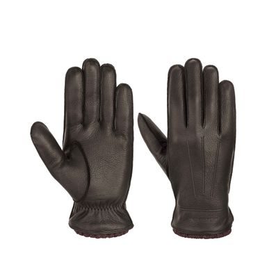 Stetson Deer & Cashmere Gloves — Brown