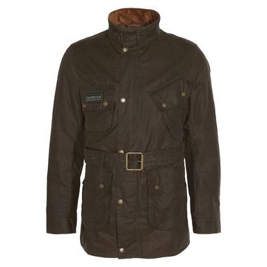 Barbour JBS Wax Flight Jacket — Archive Olive