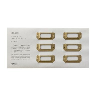 Mosadzná visačka s japonským motívom TRAVELER'S COMPANY BRASS PRODUCTS