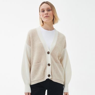 Barbour Alexandria Cardigan — Neutral