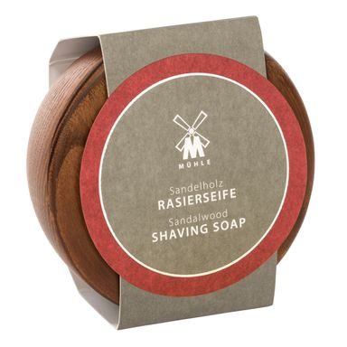 Mydlo na holenie Mühle Sandalwood v drevenej miske (65 g)