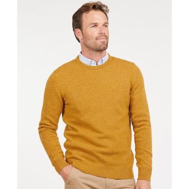John & Paul sveter z merino vlny — horčicový (U-neck)