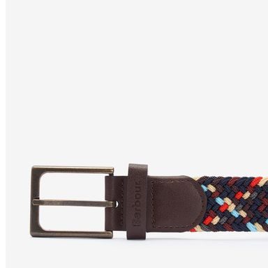 Barbour Kildare Webbing Belt — Marine Blue