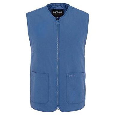 Barbour Harpen Padded Gilet — Dark Denim