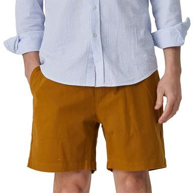 Portuguese Flannel Labura Twill Shorts — Bronze