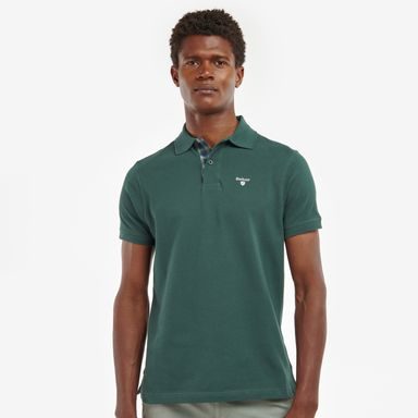 Barbour Lightweight Sports Polo Shirt — Grey Marl