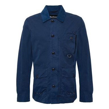 Barbour Cotton Salter Overshirt — Classic Navy