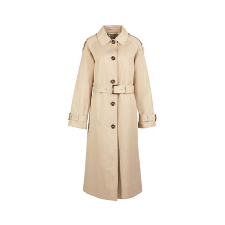 Barbour Marie Showerproof Trench Coat — Light Fawn