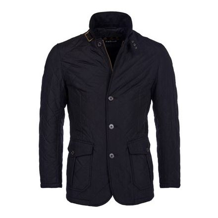 Barbour Quilted Lutz Jacket — Black