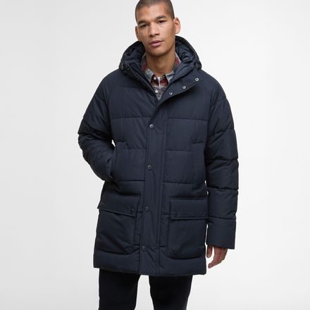 Barbour Bedale Puffer Jacket — Dark Navy