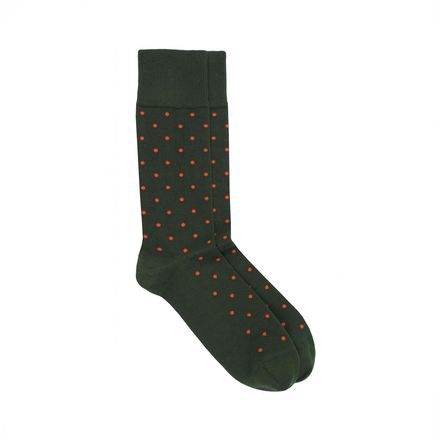 Pedemeia Organic Cotton Pattern Socks — Green