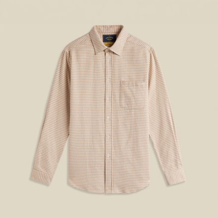 Portuguese Flannel Abstract Pied Poule — Cream