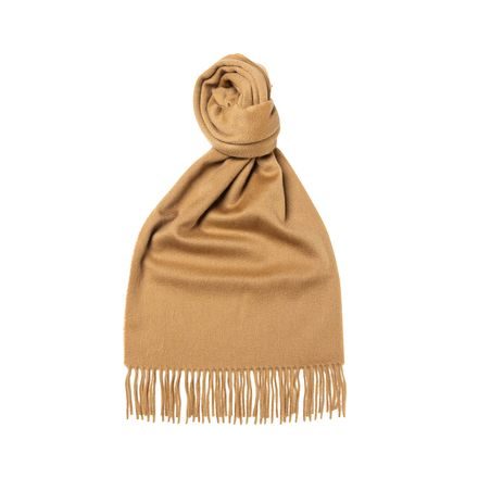 Joshua Ellis Brushed Cashmere Scarf — Sand